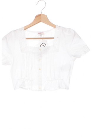 Γυναικείο πουκάμισο Jennyfer, Μέγεθος XXS, Χρώμα Λευκό, Τιμή 7,42 €