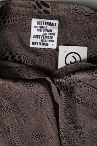 Γυναικείο πουκάμισο Just Female, Μέγεθος S, Χρώμα Γκρί, Τιμή 8,70 €