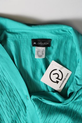 Γυναικείο πουκάμισο M. Collection, Μέγεθος XL, Χρώμα Πράσινο, Τιμή 15,46 €