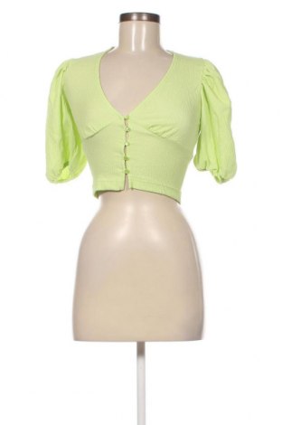 Γυναικείο πουκάμισο Monki, Μέγεθος XS, Χρώμα Πράσινο, Τιμή 4,80 €