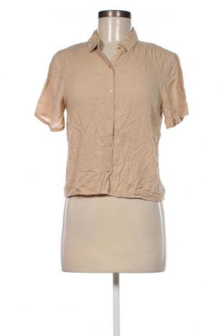 Дамска риза Pull&Bear, Размер S, Цвят Бежов, Цена 6,25 лв.