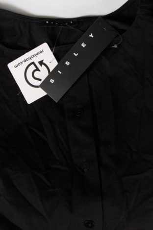 Γυναικείο πουκάμισο Sisley, Μέγεθος M, Χρώμα Μαύρο, Τιμή 18,40 €