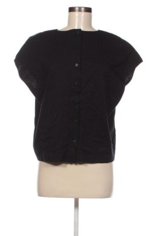 Γυναικείο πουκάμισο Sisley, Μέγεθος M, Χρώμα Μαύρο, Τιμή 18,40 €
