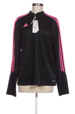 Γυναικεία αθλητική μπλούζα Adidas, Μέγεθος XL, Χρώμα Μαύρο, Τιμή 24,43 €