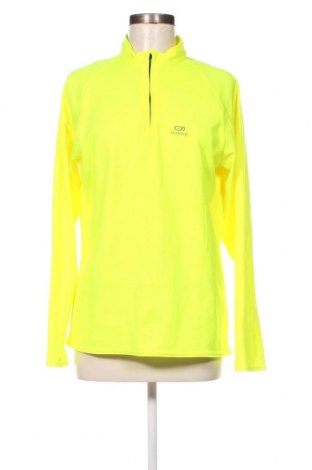 Damen Sport Shirt Kalenji, Größe M, Farbe Gelb, Preis 4,52 €