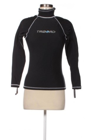 Γυναικεία αθλητική μπλούζα Tribord, Μέγεθος M, Χρώμα Μαύρο, Τιμή 11,75 €