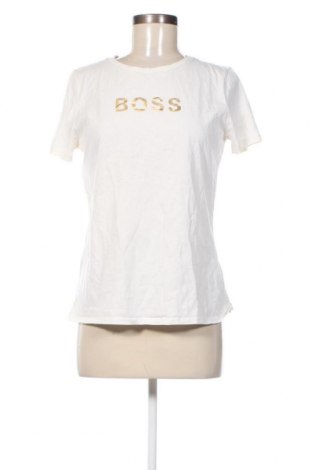 Дамска тениска BOSS, Размер L, Цвят Екрю, Цена 113,49 лв.