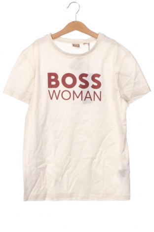Дамска тениска BOSS, Размер XS, Цвят Екрю, Цена 111,15 лв.