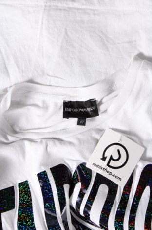 Damen T-Shirt Emporio Armani, Größe M, Farbe Weiß, Preis 56,19 €