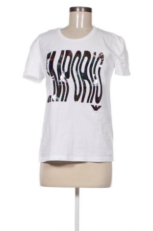 Damen T-Shirt Emporio Armani, Größe M, Farbe Weiß, Preis 51,69 €