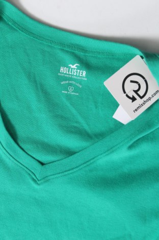 Дамска тениска Hollister, Размер S, Цвят Зелен, Цена 33,00 лв.