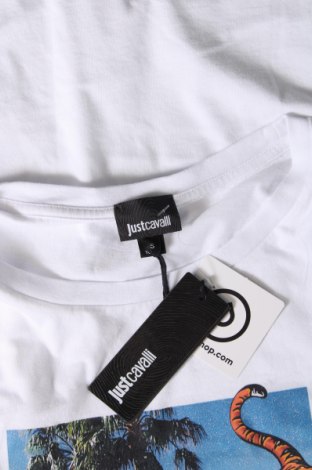 Γυναικείο t-shirt Just Cavalli, Μέγεθος S, Χρώμα Λευκό, Τιμή 64,92 €