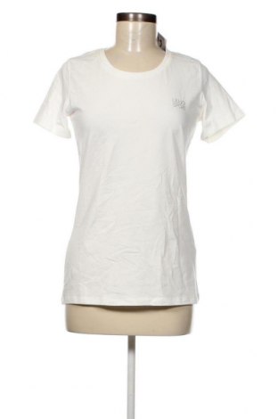 Γυναικείο t-shirt Liu Jo, Μέγεθος M, Χρώμα Εκρού, Τιμή 47,76 €