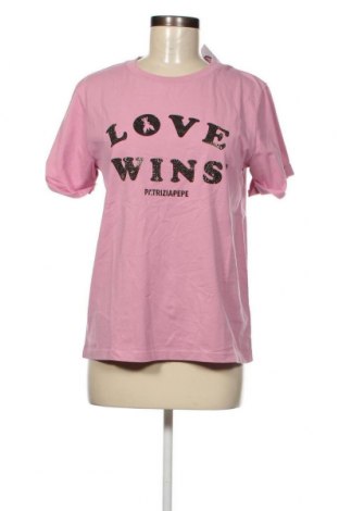 Дамска тениска Patrizia Pepe, Размер M, Цвят Розов, Цена 117,00 лв.
