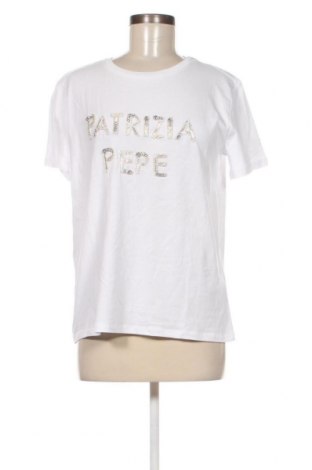 Дамска тениска Patrizia Pepe, Размер S, Цвят Бял, Цена 117,00 лв.