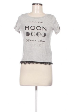 Γυναικείο t-shirt Springfield, Μέγεθος S, Χρώμα Γκρί, Τιμή 6,39 €