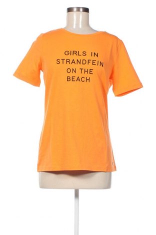 Γυναικείο t-shirt Strandfein, Μέγεθος M, Χρώμα Πορτοκαλί, Τιμή 6,63 €