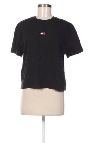 Γυναικείο t-shirt Tommy Hilfiger, Μέγεθος L, Χρώμα Μαύρο, Τιμή 31,55 €