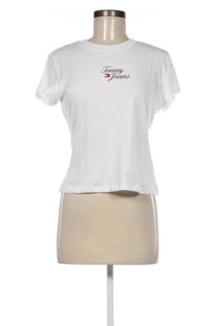 Damen T-Shirt Tommy Jeans, Größe M, Farbe Weiß, Preis 22,78 €
