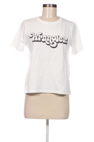 Γυναικείο t-shirt Wrangler, Μέγεθος S, Χρώμα Λευκό, Τιμή 26,01 €