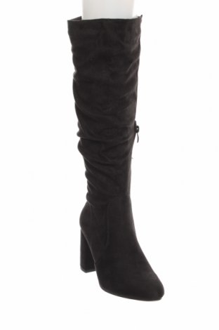 Γυναικείες μπότες Boohoo, Μέγεθος 37, Χρώμα Μαύρο, Τιμή 11,12 €