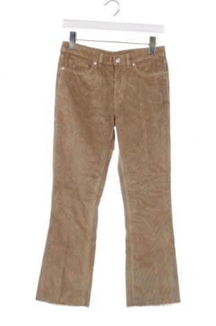 Pantaloni de velvet de femei, Mărime S, Culoare Verde, Preț 19,08 Lei