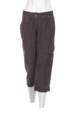 Pantaloni de velvet de femei, Mărime M, Culoare Gri, Preț 38,27 Lei