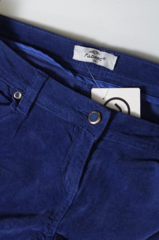 Pantaloni de velvet de femei, Mărime L, Culoare Albastru, Preț 138,00 Lei