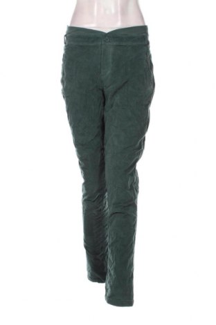 Pantaloni de velvet de femei Deha, Mărime L, Culoare Verde, Preț 40,30 Lei