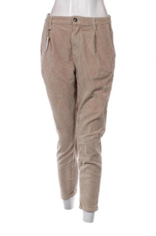 Pantaloni de velvet de femei Goldgarn, Mărime L, Culoare Bej, Preț 46,97 Lei
