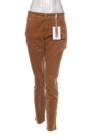 Pantaloni de velvet de femei Mac, Mărime L, Culoare Bej, Preț 57,63 Lei