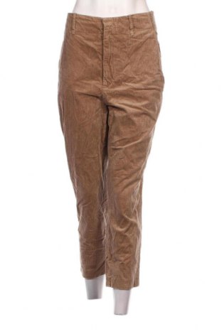 Γυναικείο κοτλέ παντελόνι Oui, Μέγεθος M, Χρώμα  Μπέζ, Τιμή 3,94 €