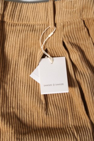 Γυναικείο κοτλέ παντελόνι Samsoe & Samsoe, Μέγεθος S, Χρώμα Καφέ, Τιμή 62,16 €