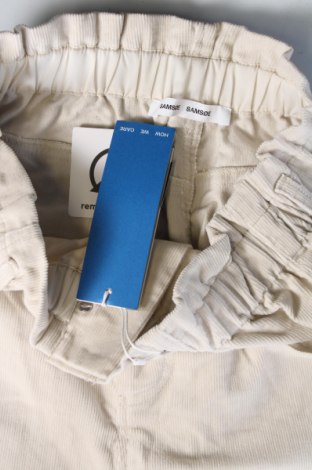 Pantaloni de velvet de femei Samsoe & Samsoe, Mărime M, Culoare Ecru, Preț 480,26 Lei