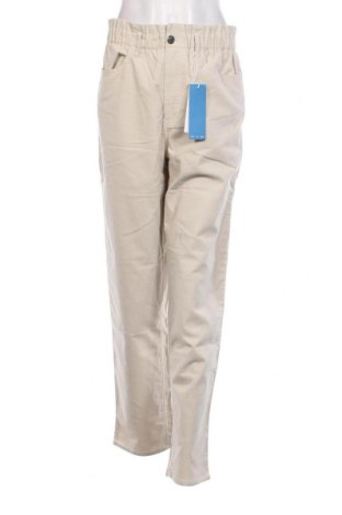 Pantaloni de velvet de femei Samsoe & Samsoe, Mărime S, Culoare Ecru, Preț 72,04 Lei