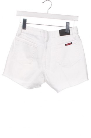 Дамски къс панталон Superdry, Размер XS, Цвят Бял, Цена 27,20 лв.