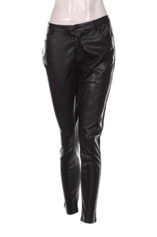 Дамски кожен панталон Charles Vogele, Размер L, Цвят Черен, Цена 14,50 лв.