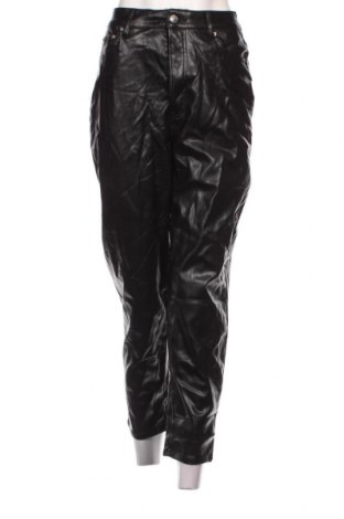 Pantaloni de piele pentru damă H&M Divided, Mărime S, Culoare Negru, Preț 22,89 Lei