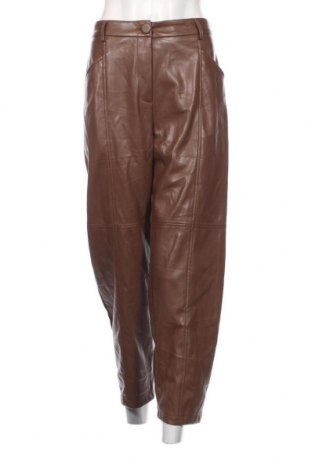 Γυναικείο παντελόνι δερμάτινο Imperial, Μέγεθος M, Χρώμα Καφέ, Τιμή 13,55 €