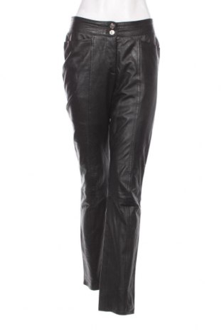 Γυναικείο παντελόνι δερμάτινο Monari, Μέγεθος L, Χρώμα Μαύρο, Τιμή 13,39 €