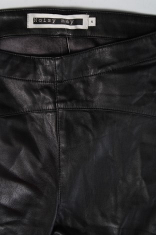 Дамски кожен панталон Noisy May, Размер S, Цвят Черен, Цена 29,00 лв.