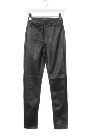 Дамски кожен панталон Tally Weijl, Размер XXS, Цвят Черен, Цена 17,48 лв.