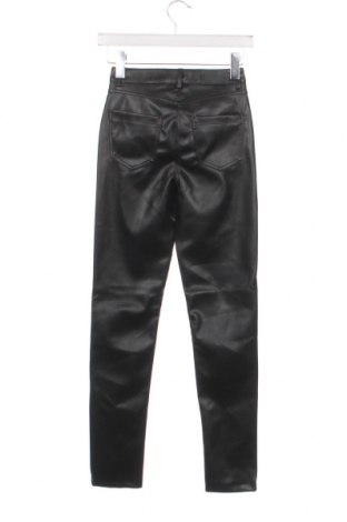 Γυναικείο παντελόνι δερμάτινο Tally Weijl, Μέγεθος XXS, Χρώμα Μαύρο, Τιμή 9,48 €