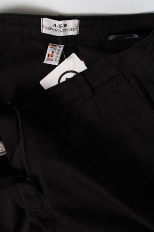 Γυναικείο παντελόνι 4/5/6 Fashion Concept, Μέγεθος M, Χρώμα Μαύρο, Τιμή 2,67 €