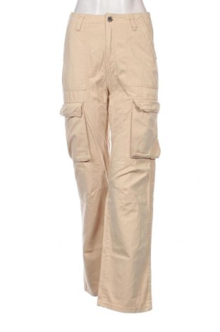 Dámské kalhoty  Bershka, Velikost S, Barva Béžová, Cena  185,00 Kč