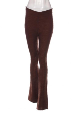 Pantaloni de femei Bershka, Mărime XL, Culoare Maro, Preț 22,70 Lei