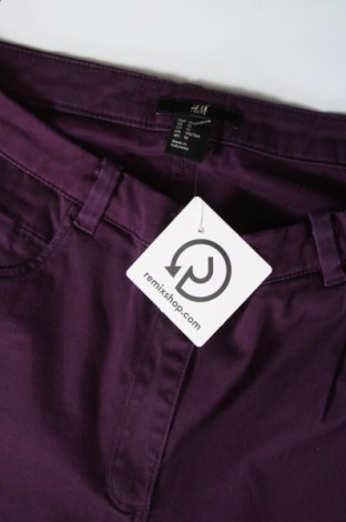 Дамски панталон H&M, Размер M, Цвят Лилав, Цена 29,00 лв.