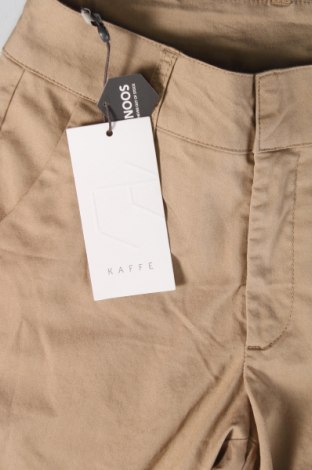 Γυναικείο παντελόνι Kaffe, Μέγεθος XS, Χρώμα  Μπέζ, Τιμή 44,85 €