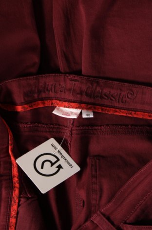 Pantaloni de femei Laura T., Mărime L, Culoare Roșu, Preț 73,98 Lei