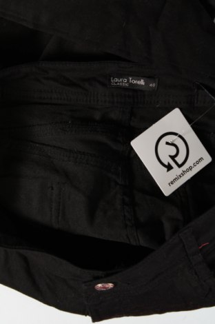 Дамски панталон Laura Torelli, Размер M, Цвят Черен, Цена 6,67 лв.